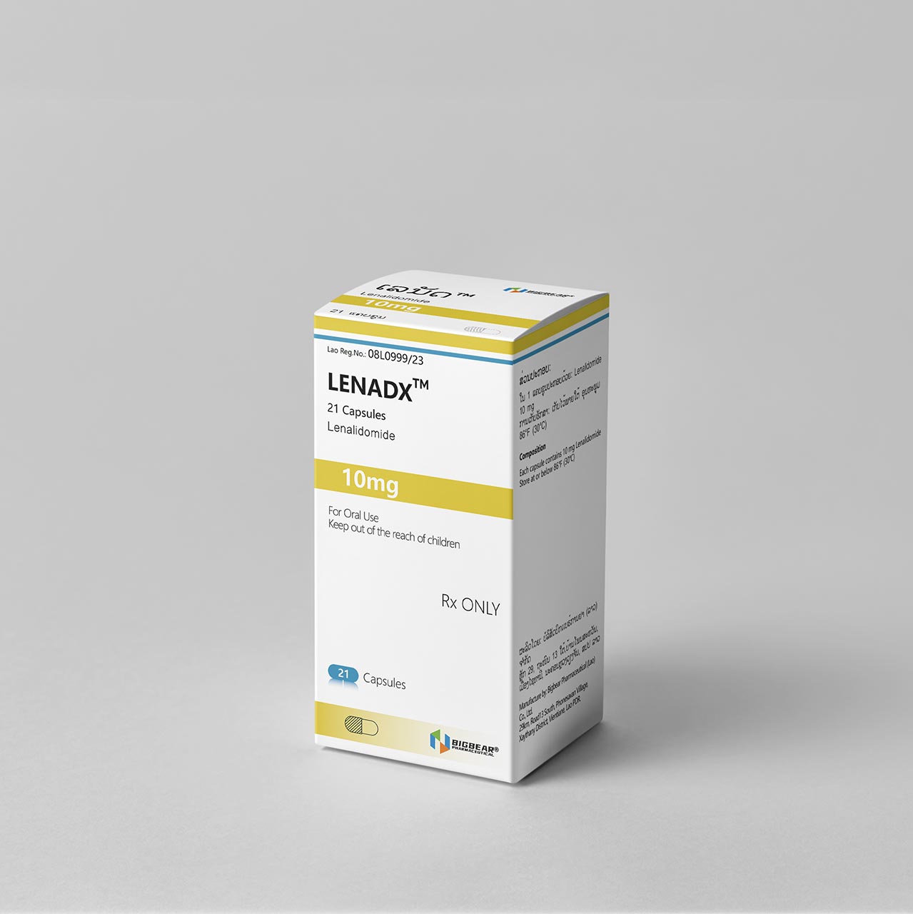 LENADX Lenalidomide 10mg/25mg
