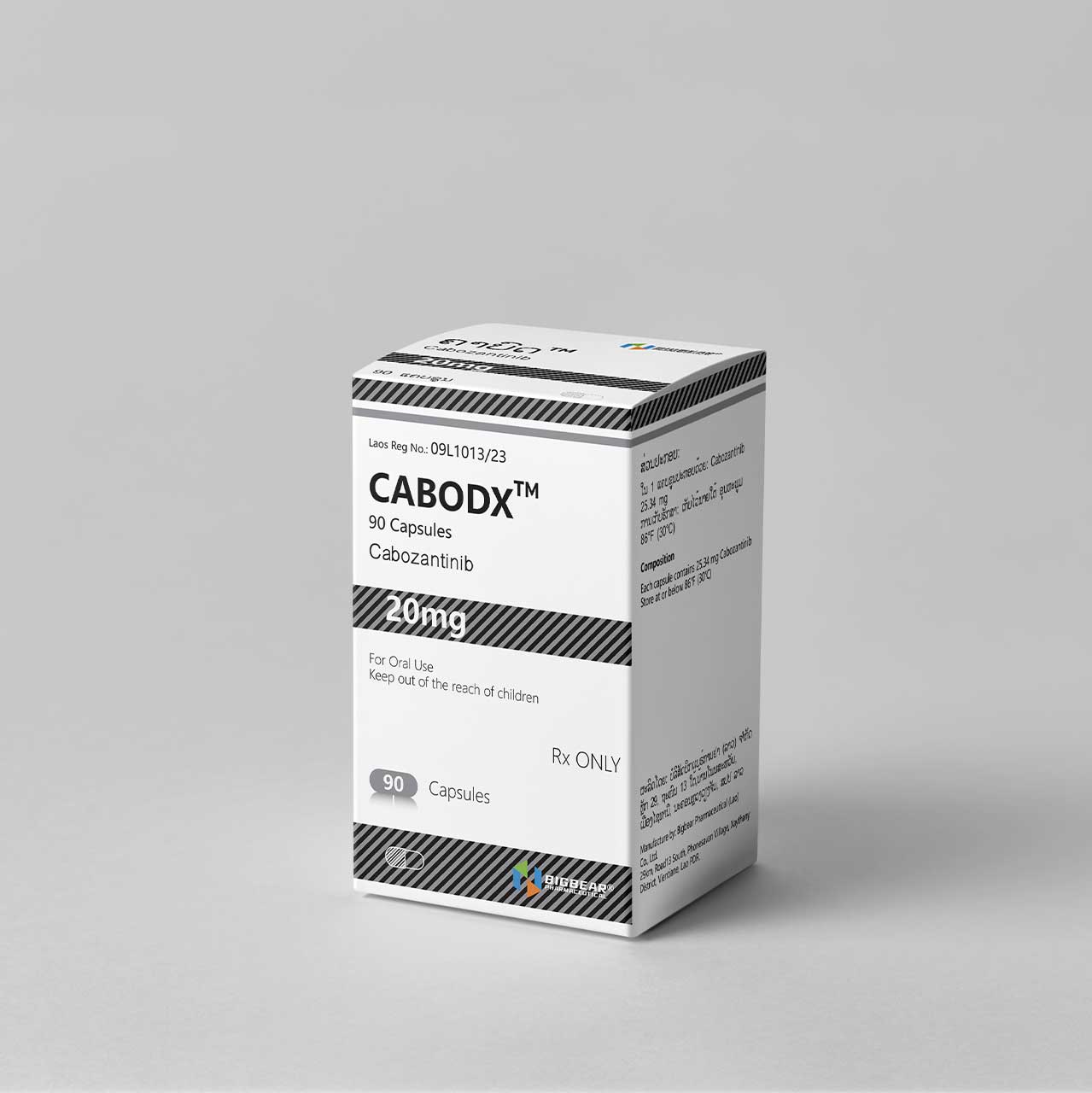 大熊 卡博替尼片/胶囊 CABODX Cabozantinib 20/60/80mg 在线购买