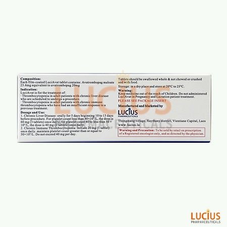 Lucius Avatrombopag – Comprar en línea