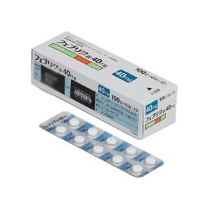 Teijin (Japan) Gichttabletten 40mg 100 Tabletten (Febuxostat) 40mg 100T sind online erhältlich.