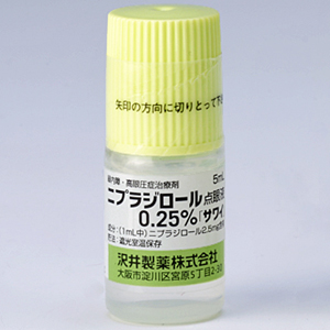 nipradilol 尼普地洛滴眼液0-25%「沢井」 5mlx10支